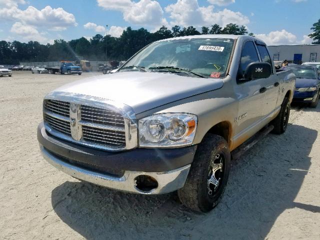 1D7HA18K78J237334 - 2008 DODGE RAM 1500 S SILVER photo 2