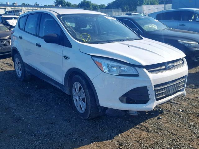 1FMCU0F78EUC98377 - 2014 FORD ESCAPE S WHITE photo 1