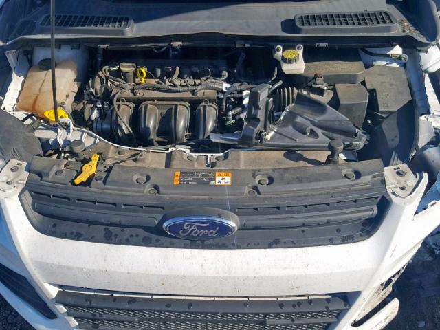 1FMCU0F78EUC98377 - 2014 FORD ESCAPE S WHITE photo 7