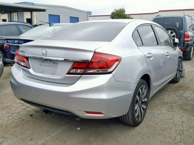 19XFB2F92FE285614 - 2015 HONDA CIVIC EXL 银色 照片 4