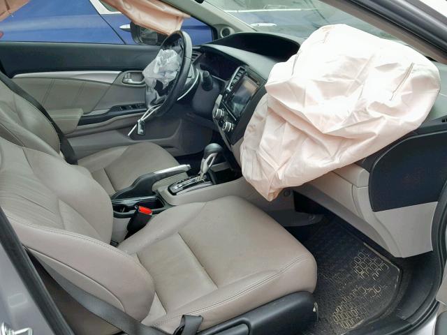19XFB2F92FE285614 - 2015 HONDA CIVIC EXL 银色 照片 5