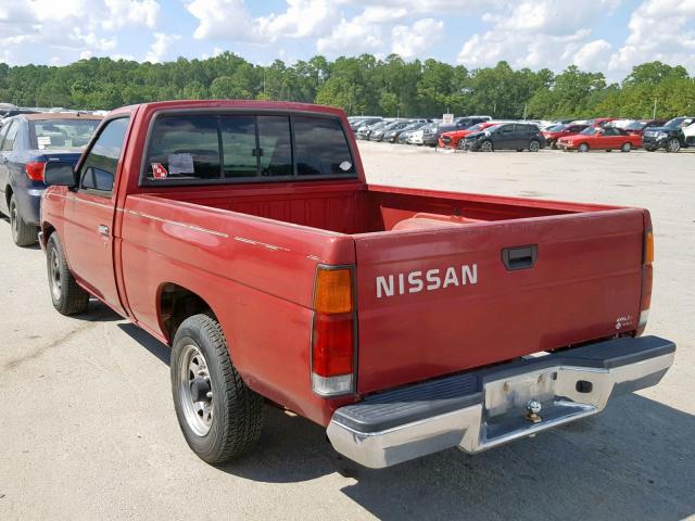 1N6SD11S1PC347233 - 1993 NISSAN TRUCK SHOR RED photo 3