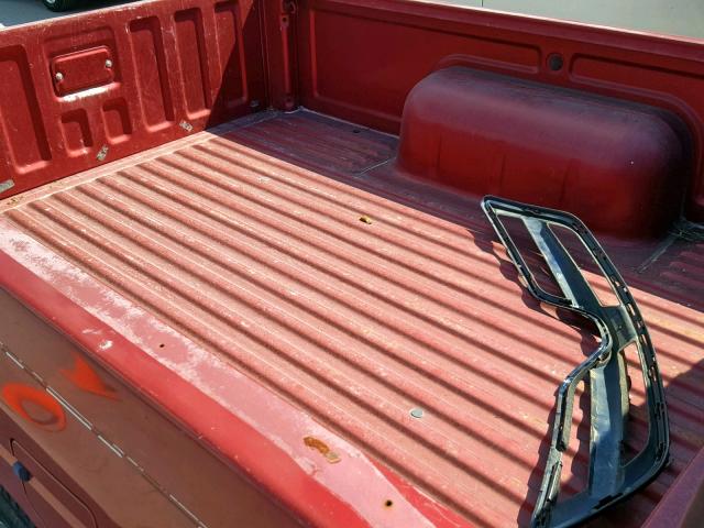 1N6SD11S1PC347233 - 1993 NISSAN TRUCK SHOR RED photo 6