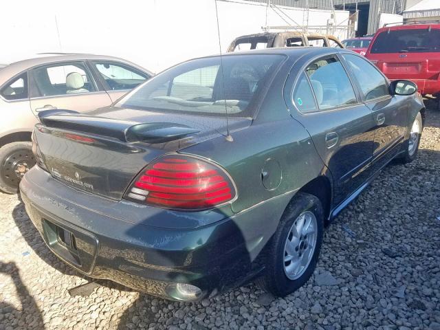 1G2NF52F03C175682 - 2003 PONTIAC GRAND AM S GREEN photo 4