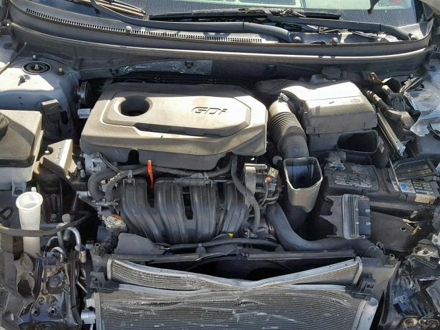 5NPE34AF3FH210210 - 2015 HYUNDAI SONATA SPO SILVER photo 7