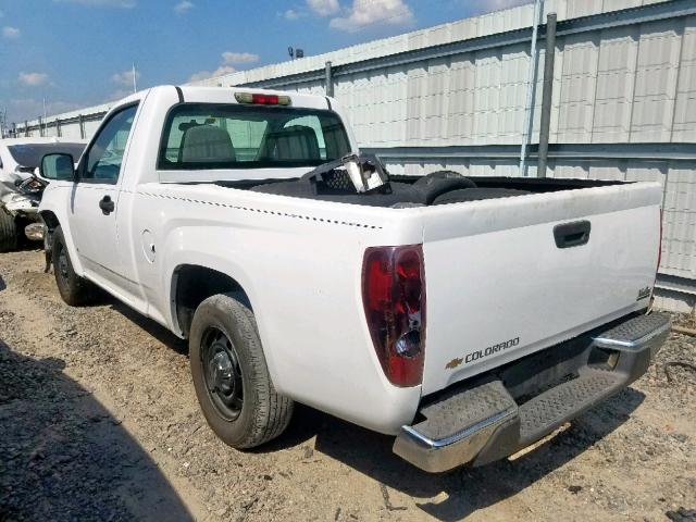 1GCCS148368229148 - 2006 CHEVROLET COLORADO WHITE photo 3