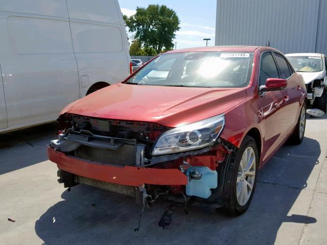 1G11H5SL1EF226921 - 2014 CHEVROLET MALIBU LTZ წითელი ფოტო 2