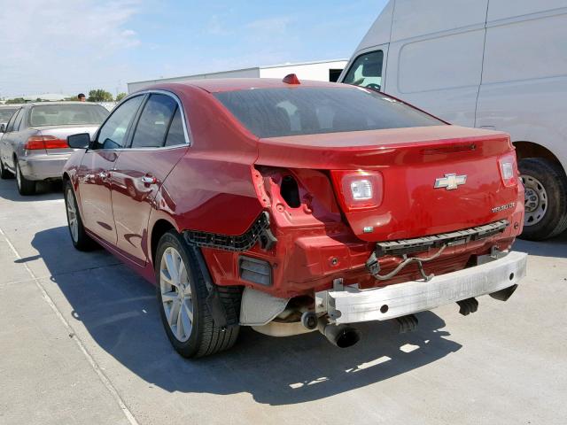 1G11H5SL1EF226921 - 2014 CHEVROLET MALIBU LTZ წითელი ფოტო 3