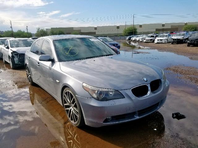 WBANE53586CK83313 - 2006 BMW 525 I SILVER photo 1