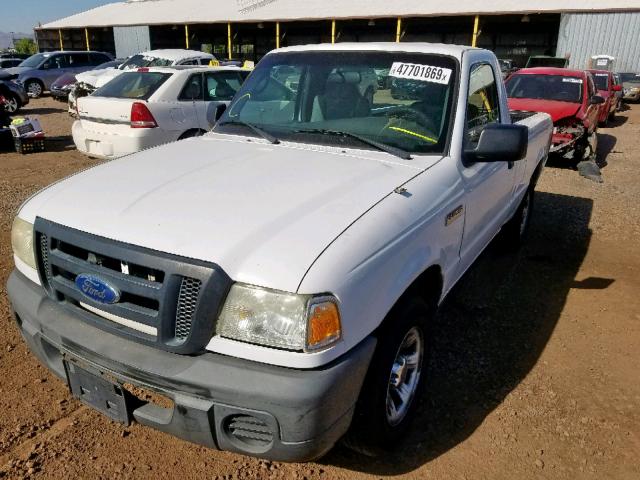 1FTYR10D19PA18819 - 2009 FORD RANGER WHITE photo 2