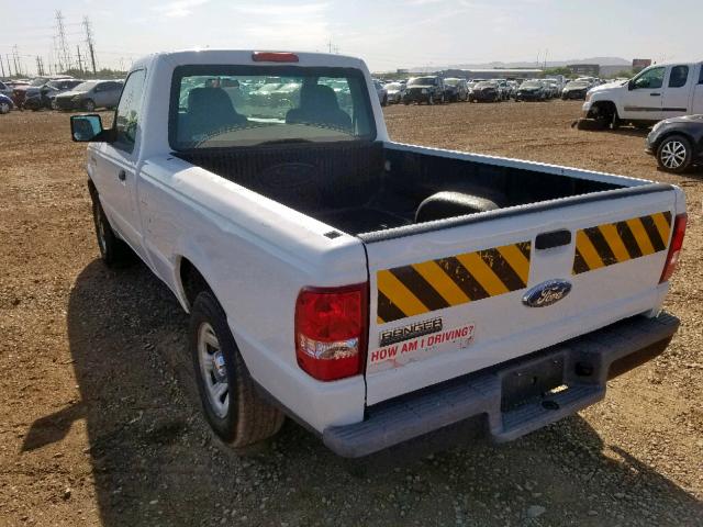 1FTYR10D19PA18819 - 2009 FORD RANGER WHITE photo 3