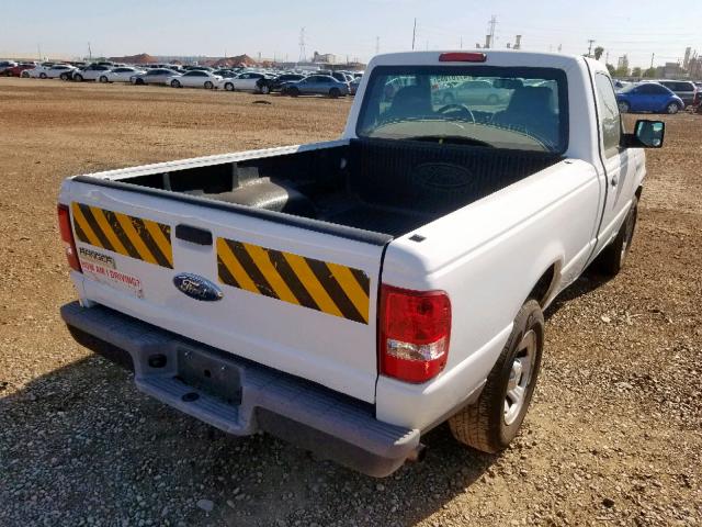 1FTYR10D19PA18819 - 2009 FORD RANGER WHITE photo 4