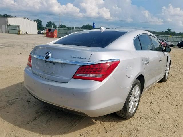 1G4GB5GR5FF184914 - 2015 BUICK LACROSSE SILVER photo 4