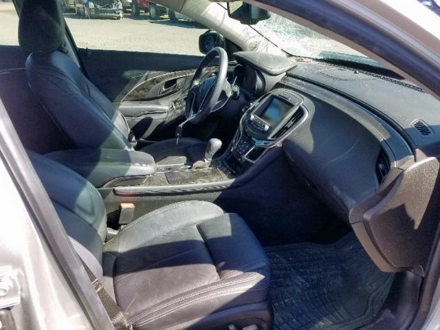 1G4GB5GR5FF184914 - 2015 BUICK LACROSSE SILVER photo 5