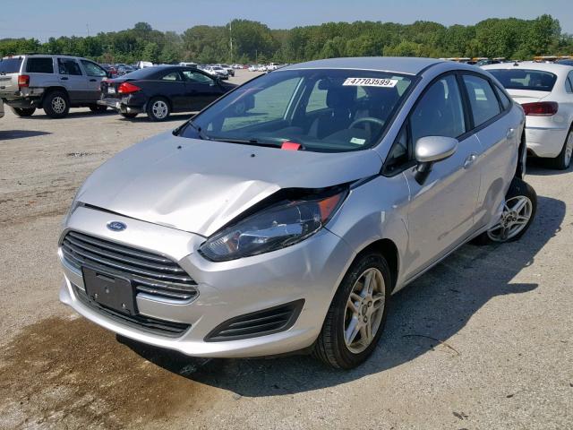 3FADP4BJ4HM138181 - 2017 FORD FIESTA SE SILVER photo 2