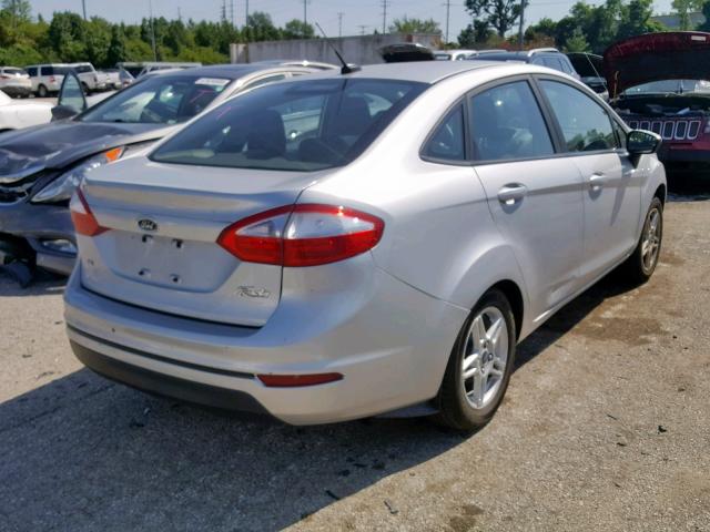 3FADP4BJ4HM138181 - 2017 FORD FIESTA SE SILVER photo 4