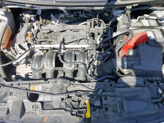 3FADP4BJ4HM138181 - 2017 FORD FIESTA SE SILVER photo 7