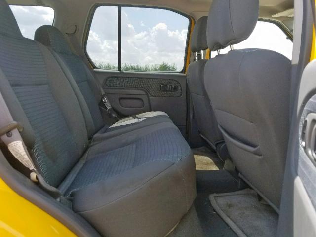 5N1ED28T63C701922 - 2003 NISSAN XTERRA XE YELLOW photo 6