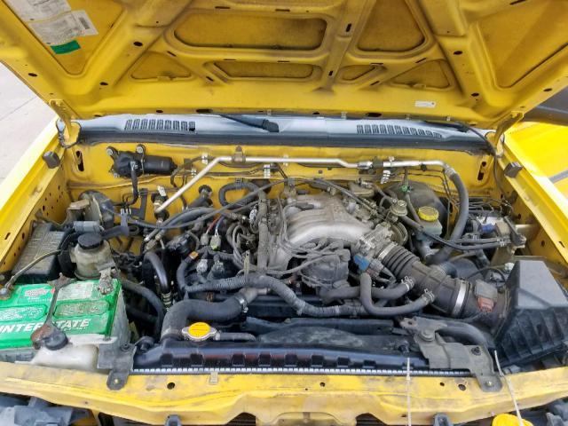 5N1ED28T63C701922 - 2003 NISSAN XTERRA XE YELLOW photo 7