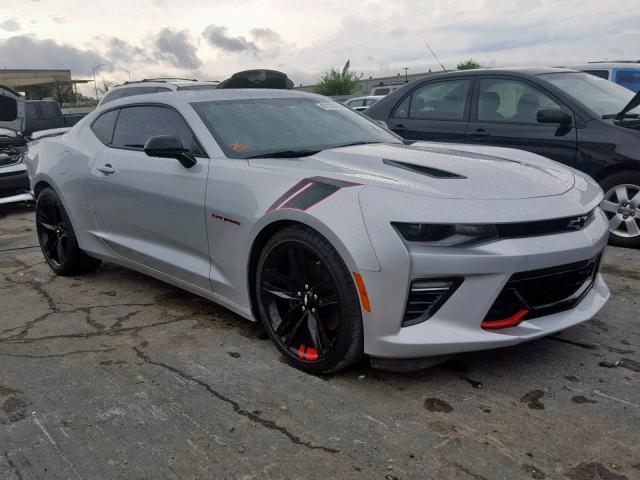 1G1FH1R73J0155497 - 2018 CHEVROLET CAMARO SS SILVER photo 1