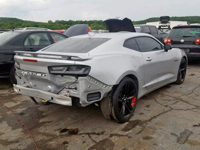 1G1FH1R73J0155497 - 2018 CHEVROLET CAMARO SS SILVER photo 4