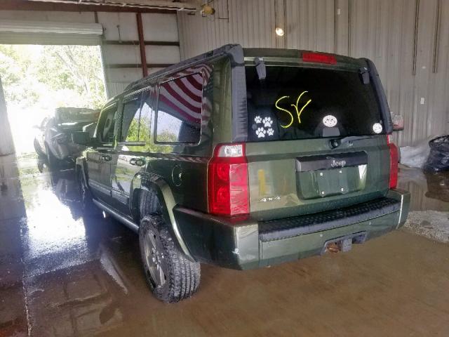 1J8HG48N17C700424 - 2007 JEEP COMMANDER 绿色 照片 3