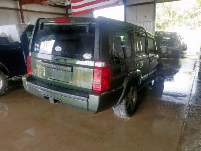 1J8HG48N17C700424 - 2007 JEEP COMMANDER 绿色 照片 4