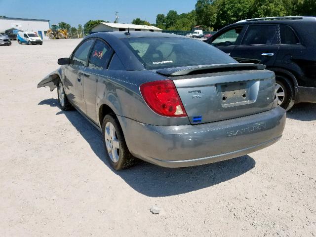 1G8AN15F77Z100847 - 2007 SATURN ION LEVEL GRAY photo 3