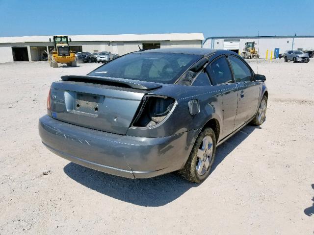 1G8AN15F77Z100847 - 2007 SATURN ION LEVEL GRAY photo 4