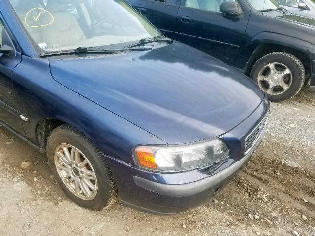 YV1RS64A542410515 - 2004 VOLVO S60 BLUE photo 9