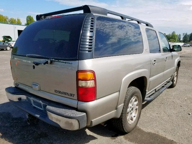 3GNFK16Z62G280271 - 2002 CHEVROLET SUBURBAN K BEIGE photo 4