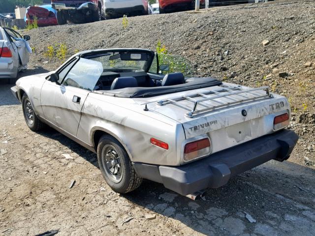 SATPV4581BA408485 - 1981 TRIUMPH CAR TR8 BURN photo 3