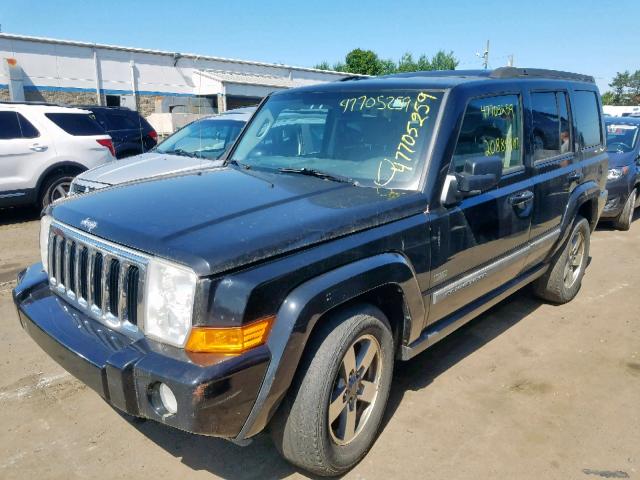 1J8HH48P67C696613 - 2007 JEEP COMMANDER 黑色 照片 2