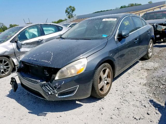 YV1622FS9C2089823 - 2012 VOLVO S60 T5 GRAY photo 2