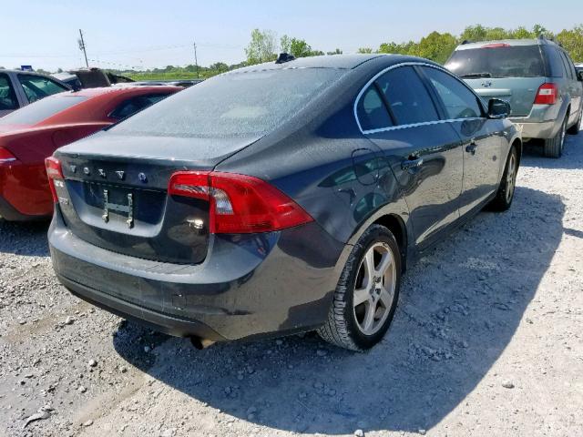 YV1622FS9C2089823 - 2012 VOLVO S60 T5 GRAY photo 4