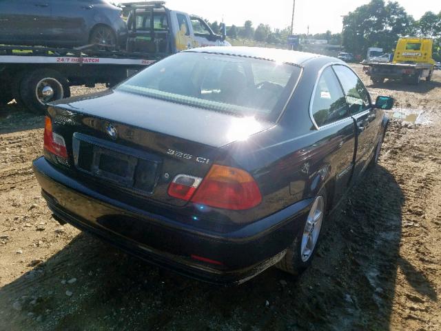 WBABN33402JW51455 - 2002 BMW 325 CI BLACK photo 4