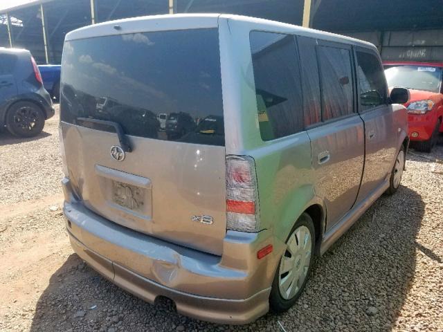 JTLKT324864122077 - 2006 TOYOTA SCION XB ვერცხლისფერი ფოტო 4