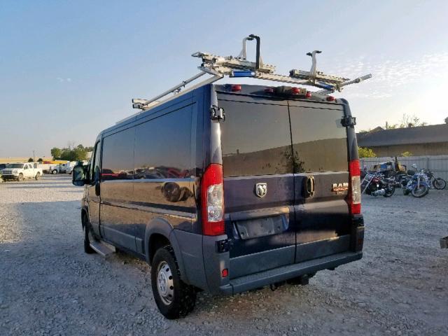 3C6TRVAG9HE500311 - 2017 RAM PROMASTER Mavi foto 3