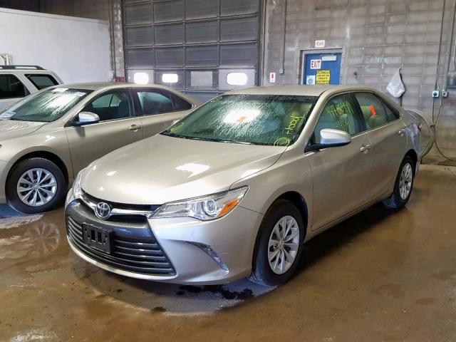 4T4BF1FK0GR576102 - 2016 TOYOTA CAMRY LE TAN photo 2