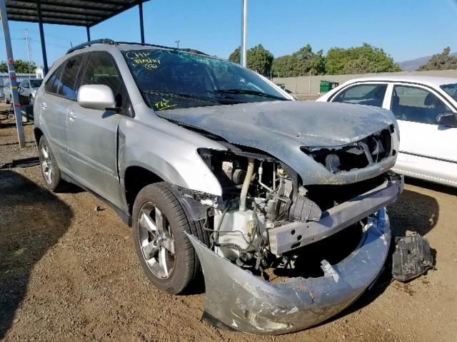 JTJHA31U440070722 - 2004 LEXUS RX 330 SILVER photo 1