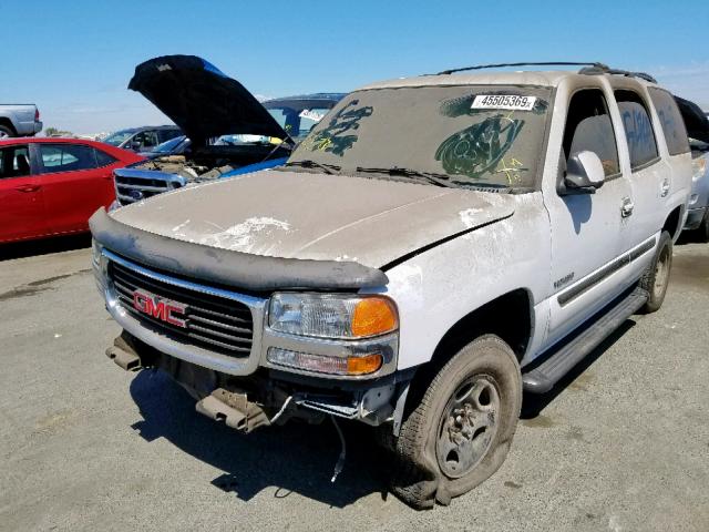 1GKEK13V43J227983 - 2003 GMC YUKON WHITE photo 2