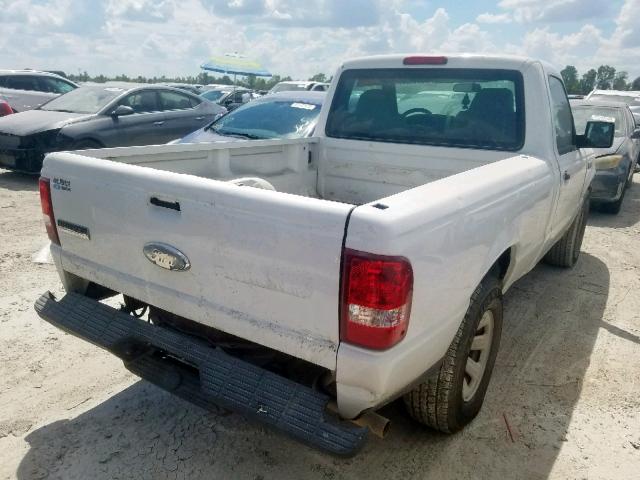 1FTYR10D26PA88437 - 2006 FORD RANGER WHITE photo 4