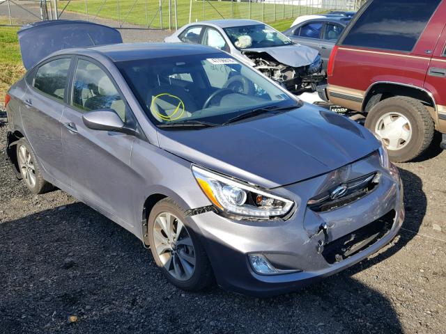 KMHCU4AE4GU057545 - 2016 HYUNDAI ACCENT SE GRAY photo 1