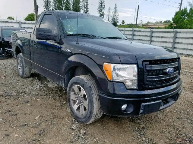 1FTMF1CM9EKF42939 - 2014 FORD F150 BLACK photo 1