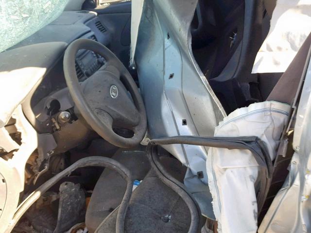 KNADE123976200802 - 2007 KIA RIO BASE BLUE photo 5