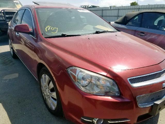 1G1ZE5E71BF247130 - 2011 CHEVROLET MALIBU LTZ მუქწითელი ფოტო 1