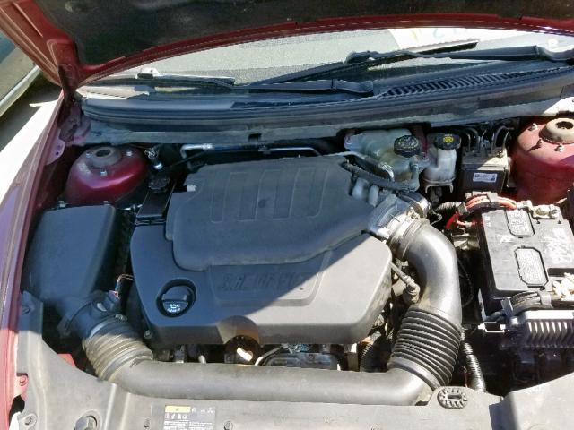 1G1ZE5E71BF247130 - 2011 CHEVROLET MALIBU LTZ მუქწითელი ფოტო 7