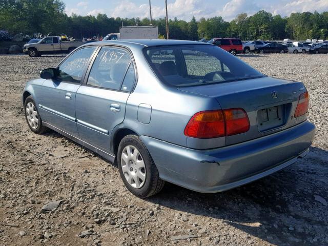 2HGEJ6619YH562932 - 2000 HONDA CIVIC BASE BLUE photo 3