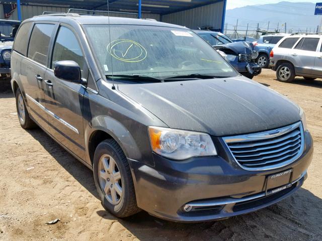 2C4RC1BG6CR353433 - 2012 CHRYSLER TOWN & COU BLACK photo 1