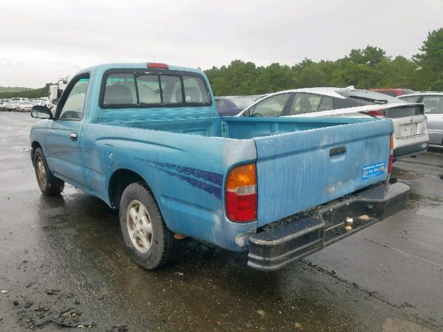 4TAUN41B3SZ000269 - 1995 TOYOTA TACOMA BLUE photo 3